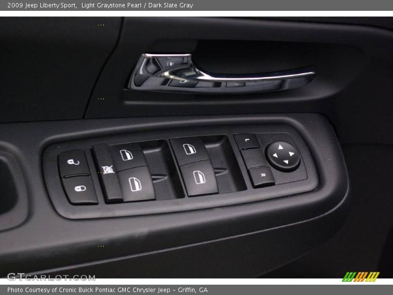 Light Graystone Pearl / Dark Slate Gray 2009 Jeep Liberty Sport