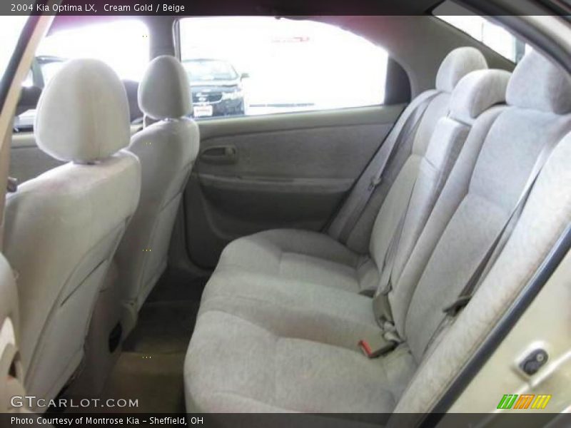 Cream Gold / Beige 2004 Kia Optima LX