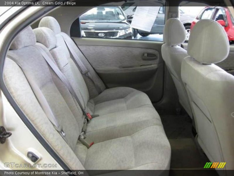 Cream Gold / Beige 2004 Kia Optima LX