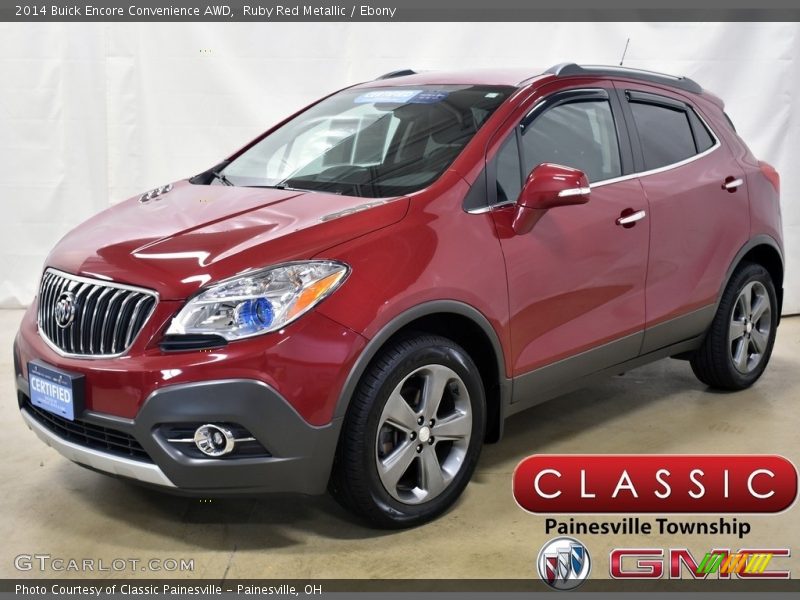 Ruby Red Metallic / Ebony 2014 Buick Encore Convenience AWD