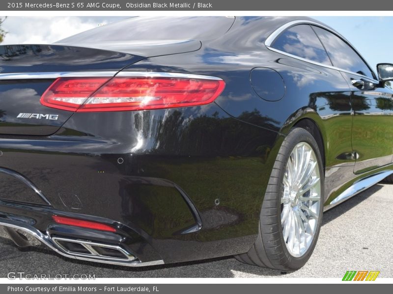 Obsidian Black Metallic / Black 2015 Mercedes-Benz S 65 AMG Coupe