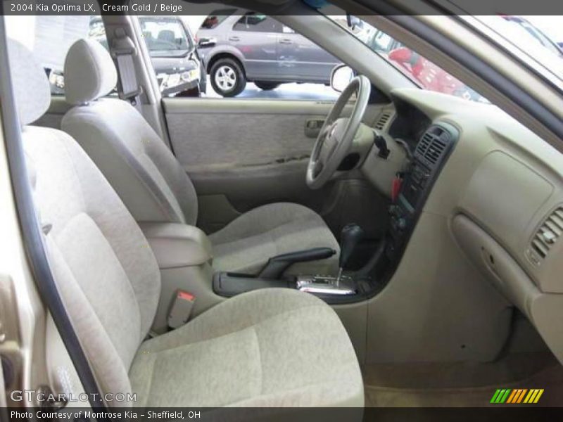Cream Gold / Beige 2004 Kia Optima LX