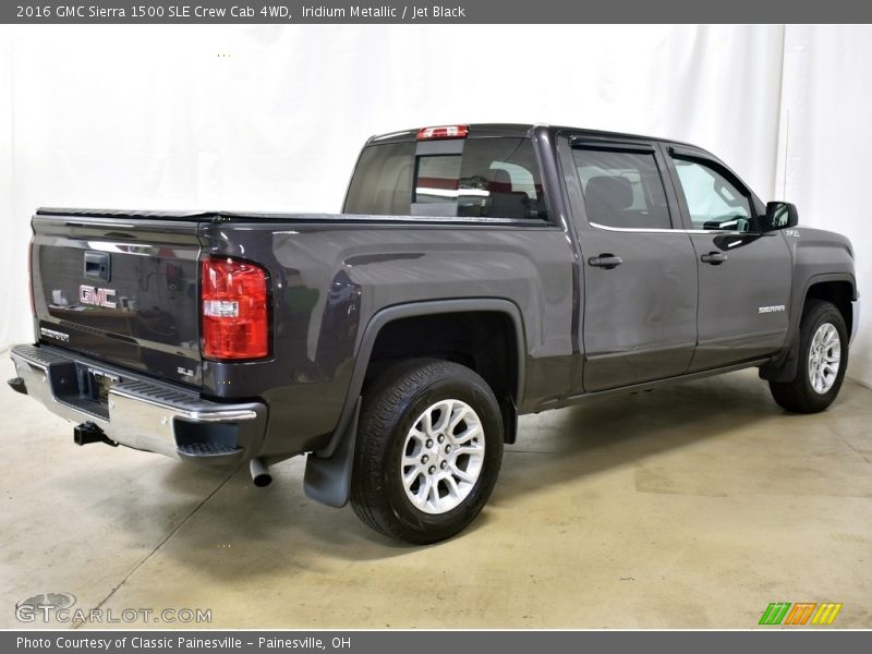 Iridium Metallic / Jet Black 2016 GMC Sierra 1500 SLE Crew Cab 4WD