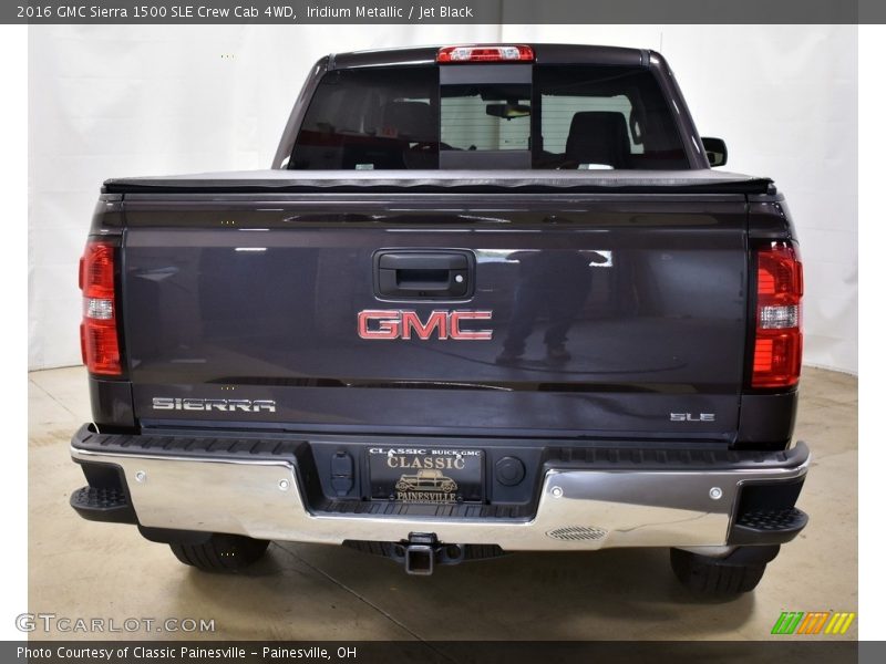 Iridium Metallic / Jet Black 2016 GMC Sierra 1500 SLE Crew Cab 4WD