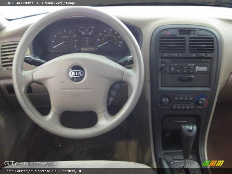 Cream Gold / Beige 2004 Kia Optima LX