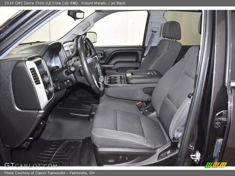 Iridium Metallic / Jet Black 2016 GMC Sierra 1500 SLE Crew Cab 4WD
