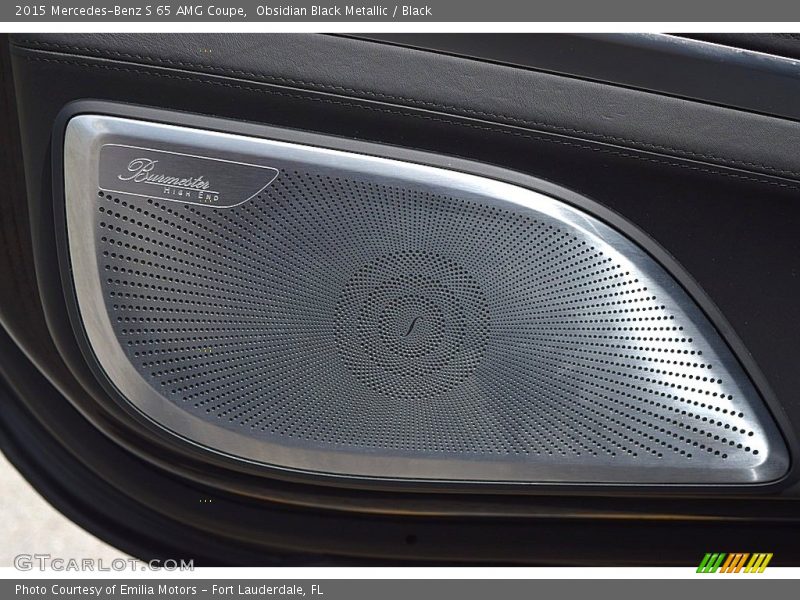 Audio System of 2015 S 65 AMG Coupe