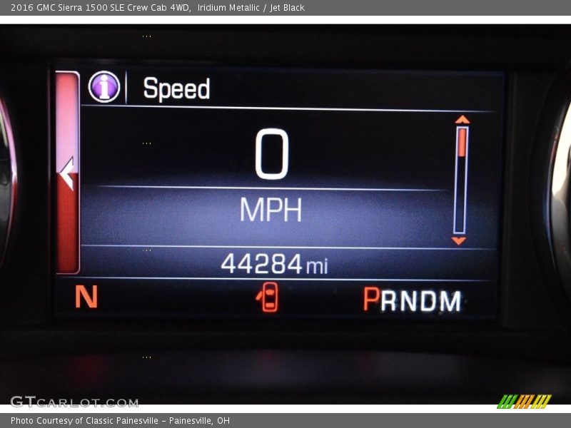 Iridium Metallic / Jet Black 2016 GMC Sierra 1500 SLE Crew Cab 4WD