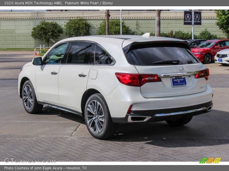 Platinum White Pearl / Ebony 2020 Acura MDX Technology AWD