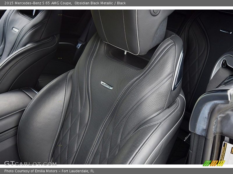 Front Seat of 2015 S 65 AMG Coupe