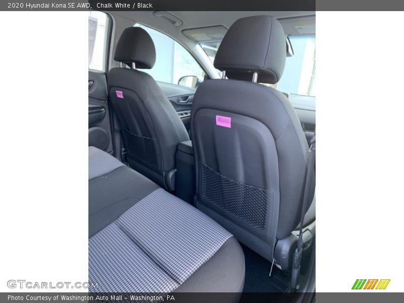Chalk White / Black 2020 Hyundai Kona SE AWD