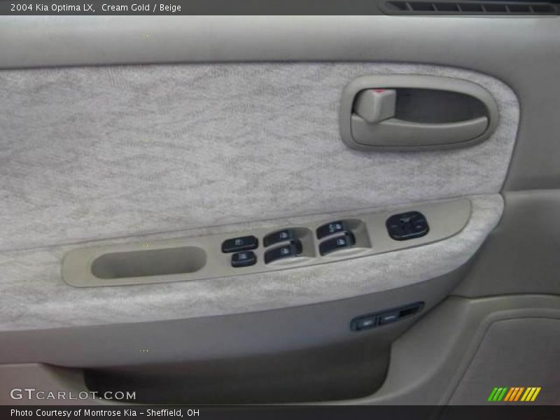 Cream Gold / Beige 2004 Kia Optima LX
