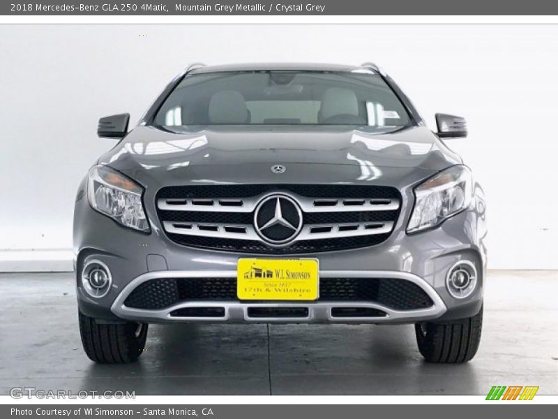 Mountain Grey Metallic / Crystal Grey 2018 Mercedes-Benz GLA 250 4Matic