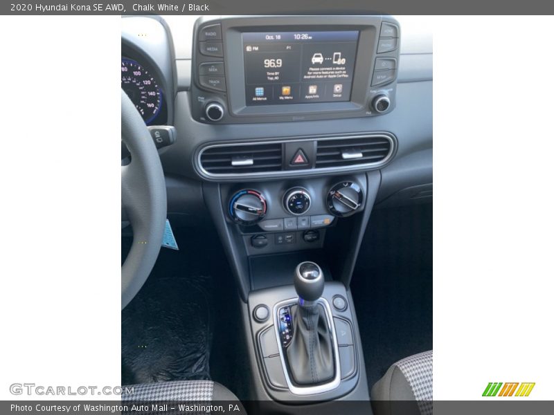 Chalk White / Black 2020 Hyundai Kona SE AWD