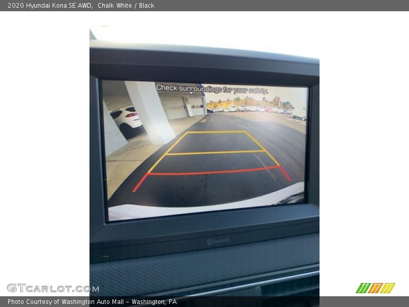 Chalk White / Black 2020 Hyundai Kona SE AWD