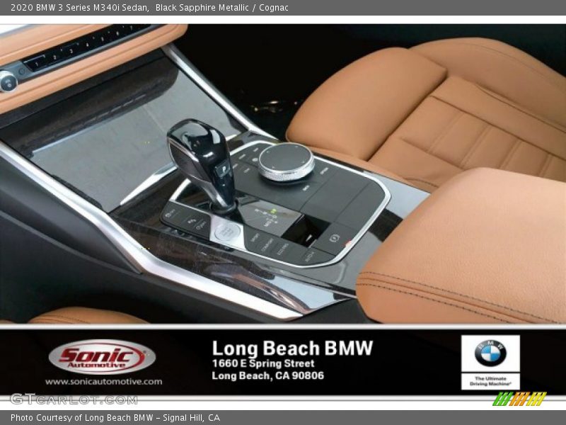 Black Sapphire Metallic / Cognac 2020 BMW 3 Series M340i Sedan