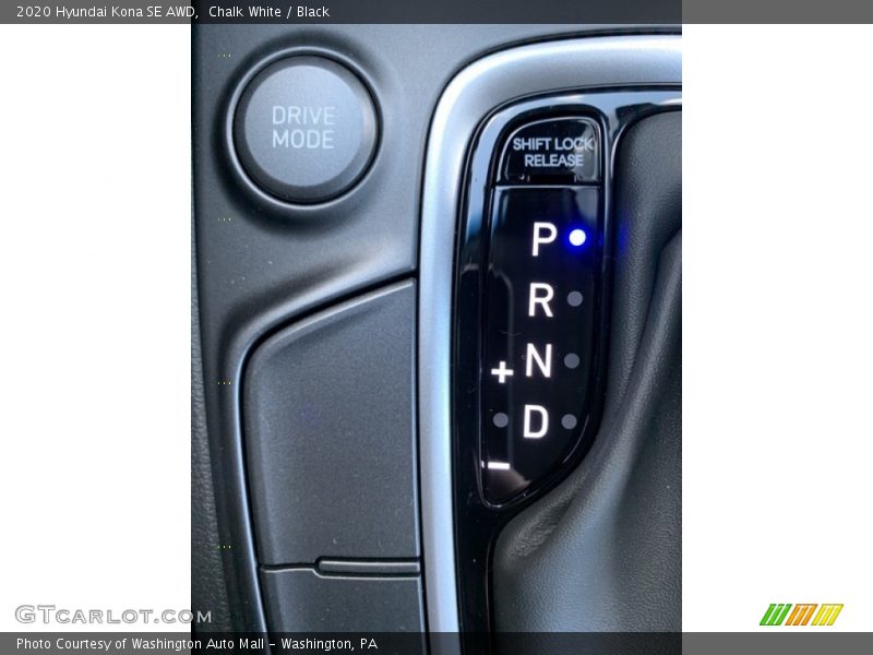 Chalk White / Black 2020 Hyundai Kona SE AWD
