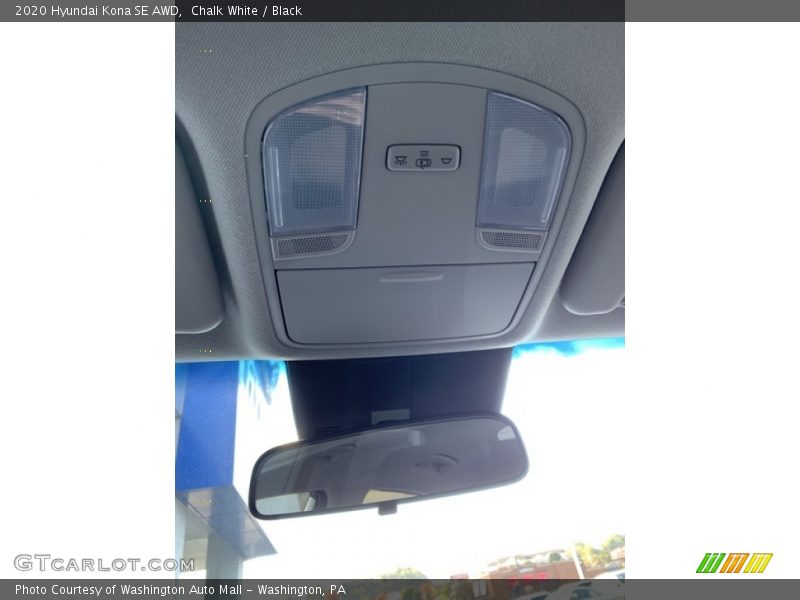 Chalk White / Black 2020 Hyundai Kona SE AWD