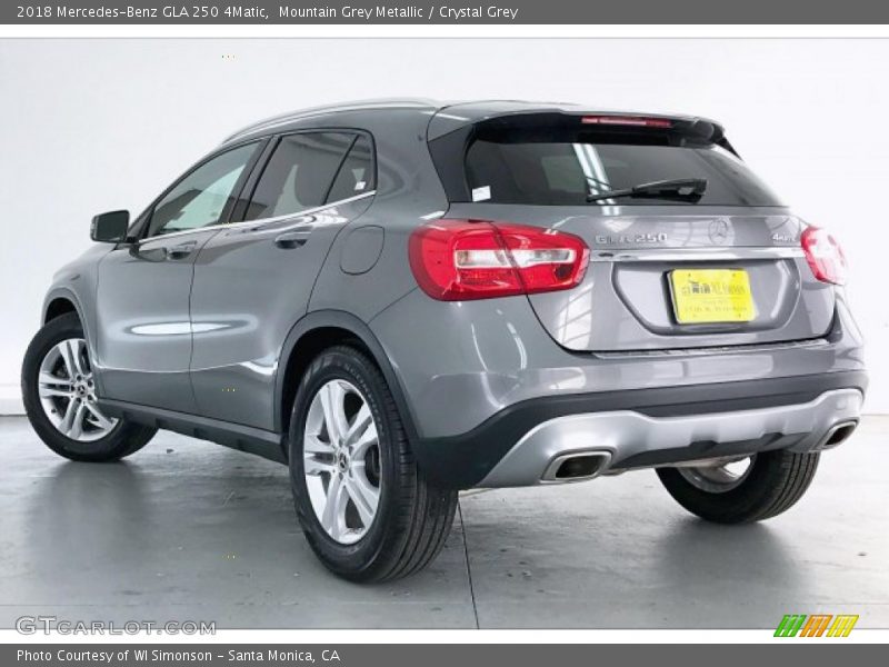 Mountain Grey Metallic / Crystal Grey 2018 Mercedes-Benz GLA 250 4Matic