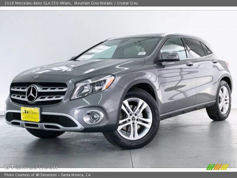 Mountain Grey Metallic / Crystal Grey 2018 Mercedes-Benz GLA 250 4Matic