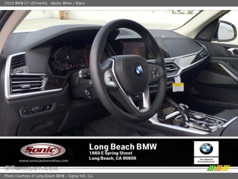 Alpine White / Black 2020 BMW X7 xDrive40i