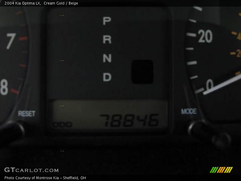 Cream Gold / Beige 2004 Kia Optima LX
