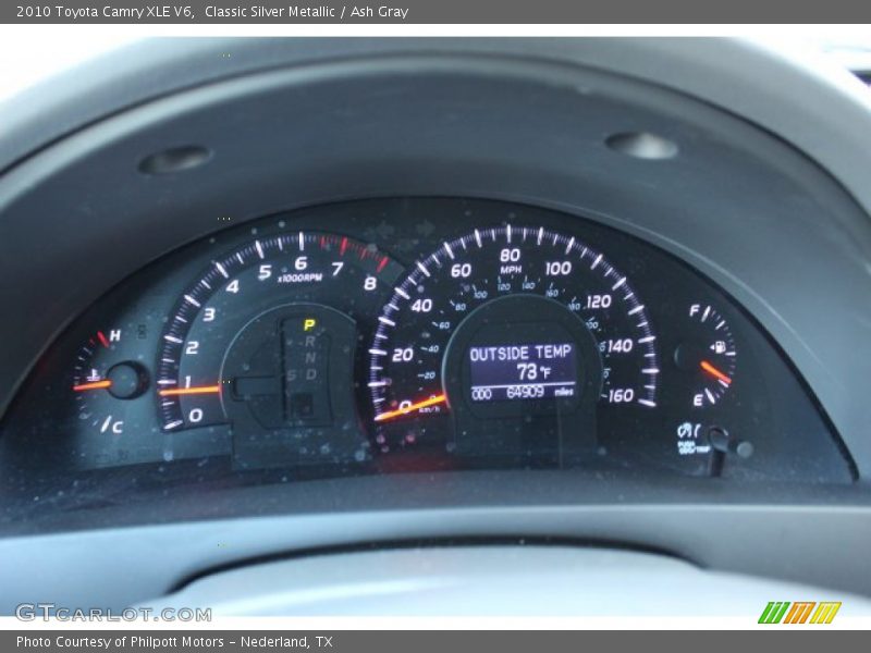 Classic Silver Metallic / Ash Gray 2010 Toyota Camry XLE V6