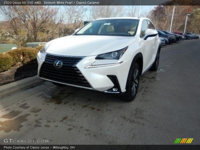 Eminent White Pearl / Glazed Caramel 2020 Lexus NX 300 AWD