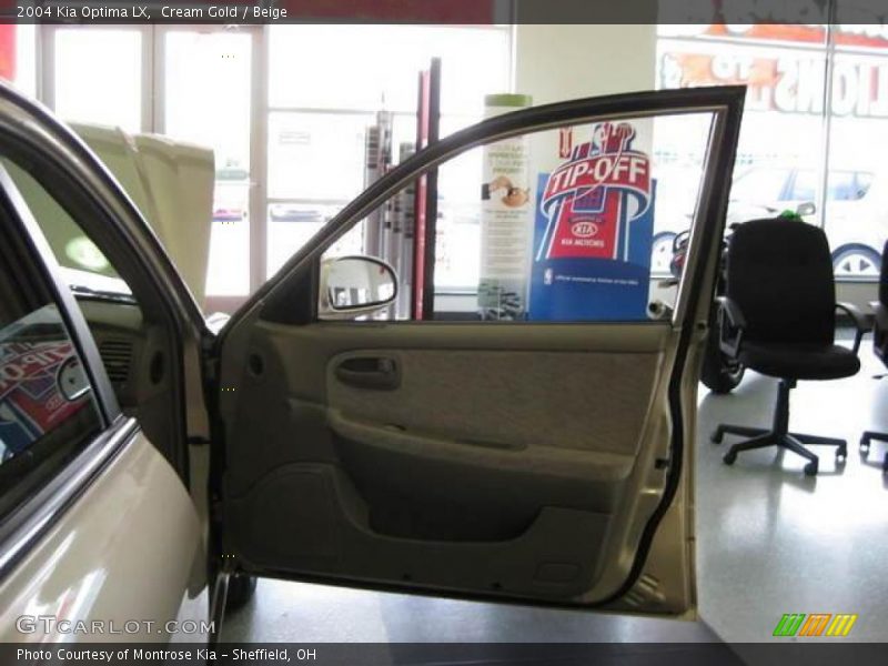 Cream Gold / Beige 2004 Kia Optima LX