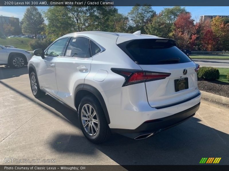 Eminent White Pearl / Glazed Caramel 2020 Lexus NX 300 AWD