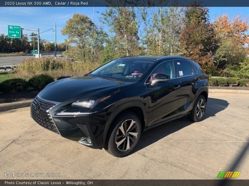 Caviar / Rioja Red 2020 Lexus NX 300 AWD