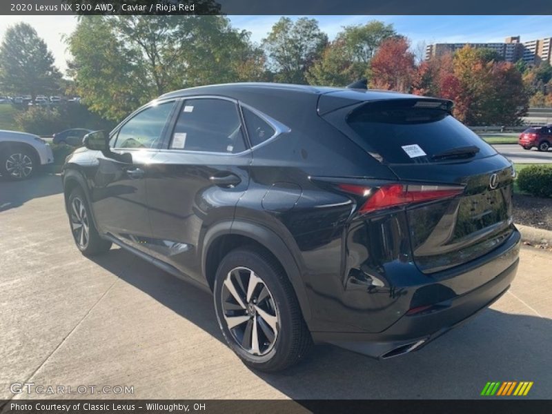 Caviar / Rioja Red 2020 Lexus NX 300 AWD