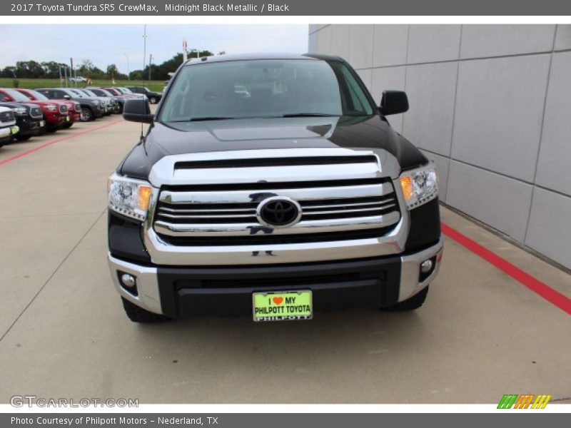 Midnight Black Metallic / Black 2017 Toyota Tundra SR5 CrewMax