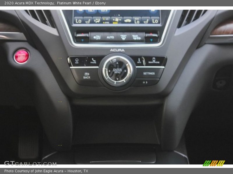 Platinum White Pearl / Ebony 2020 Acura MDX Technology