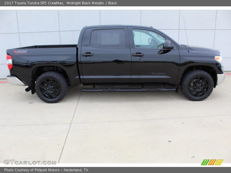 Midnight Black Metallic / Black 2017 Toyota Tundra SR5 CrewMax