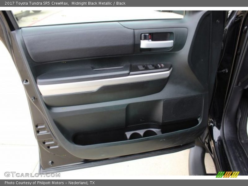 Midnight Black Metallic / Black 2017 Toyota Tundra SR5 CrewMax