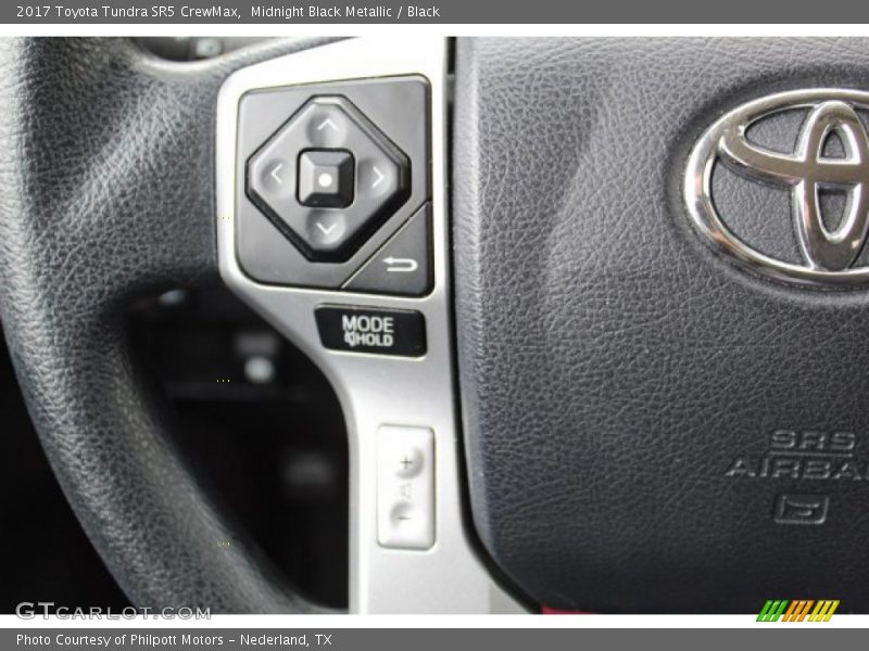 Midnight Black Metallic / Black 2017 Toyota Tundra SR5 CrewMax