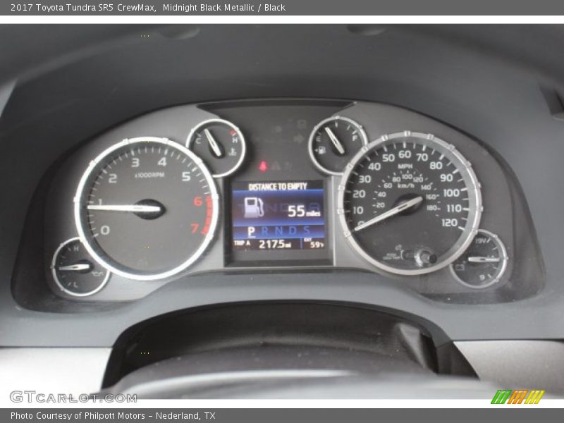 Midnight Black Metallic / Black 2017 Toyota Tundra SR5 CrewMax