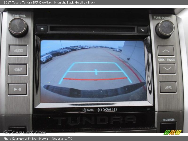 Midnight Black Metallic / Black 2017 Toyota Tundra SR5 CrewMax
