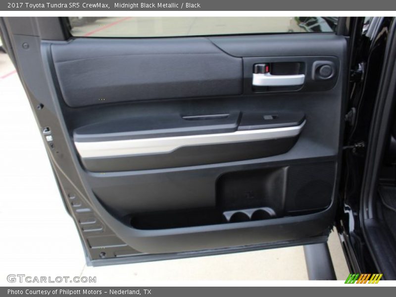 Midnight Black Metallic / Black 2017 Toyota Tundra SR5 CrewMax