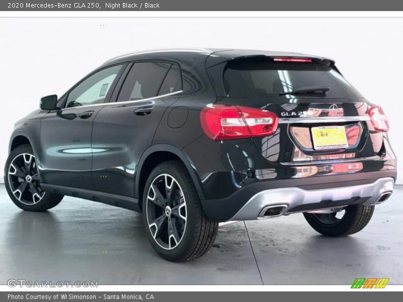 Night Black / Black 2020 Mercedes-Benz GLA 250