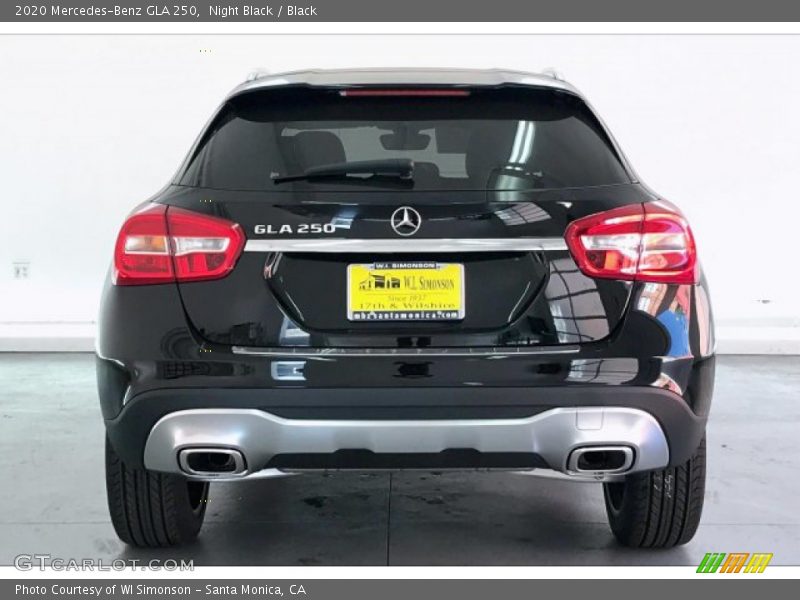 Night Black / Black 2020 Mercedes-Benz GLA 250