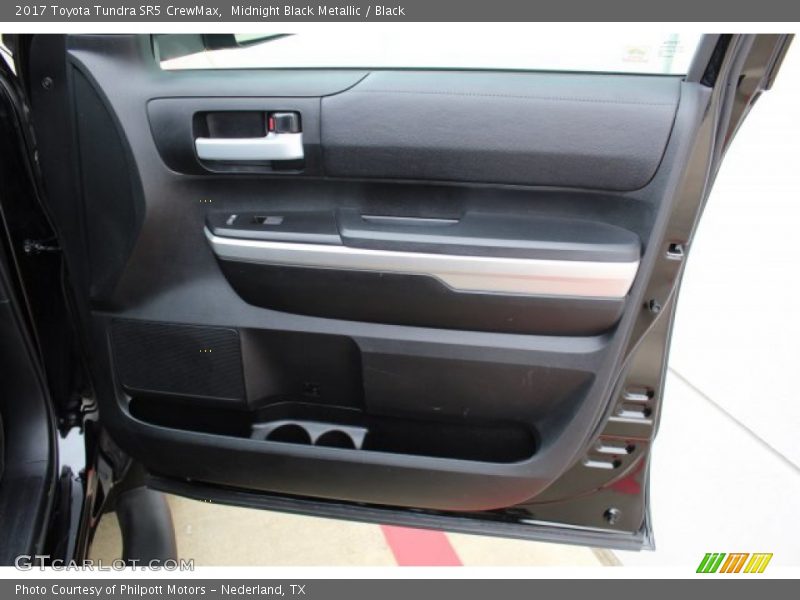 Midnight Black Metallic / Black 2017 Toyota Tundra SR5 CrewMax
