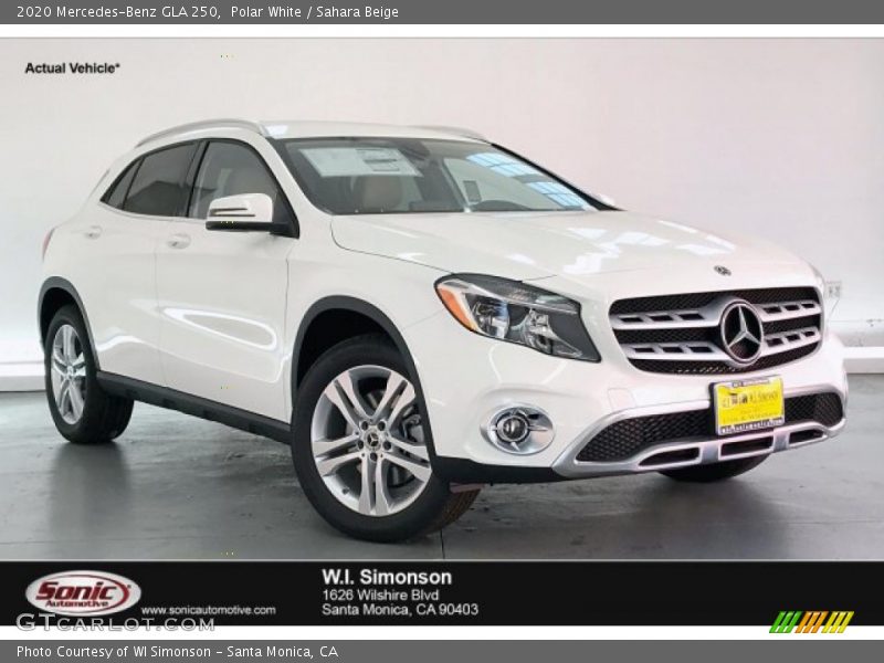 Polar White / Sahara Beige 2020 Mercedes-Benz GLA 250