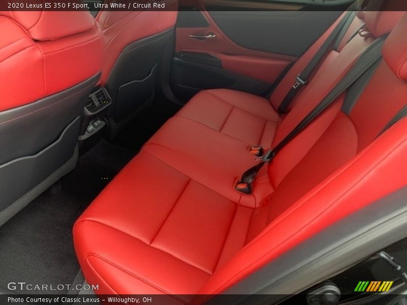 Rear Seat of 2020 ES 350 F Sport