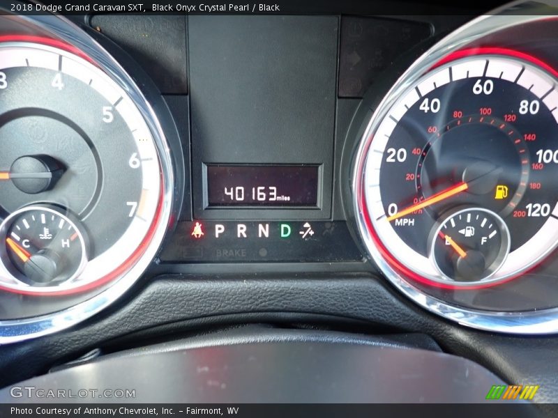 Black Onyx Crystal Pearl / Black 2018 Dodge Grand Caravan SXT