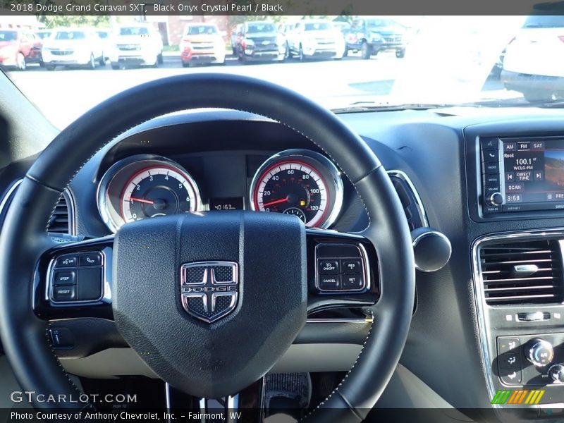 Black Onyx Crystal Pearl / Black 2018 Dodge Grand Caravan SXT