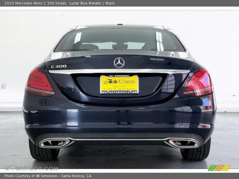 Lunar Blue Metallic / Black 2020 Mercedes-Benz C 300 Sedan