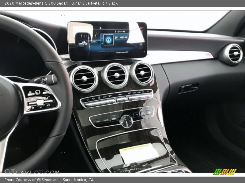 Lunar Blue Metallic / Black 2020 Mercedes-Benz C 300 Sedan