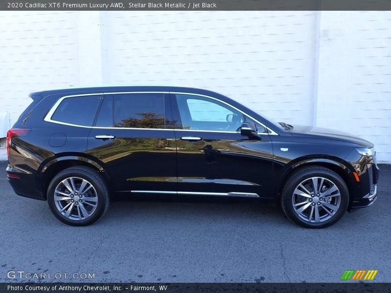 Stellar Black Metallic / Jet Black 2020 Cadillac XT6 Premium Luxury AWD